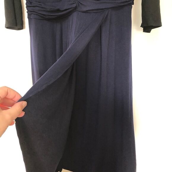 A Pea in the Pod Faux-wrap Maternity Dress - Picture 4 of 10